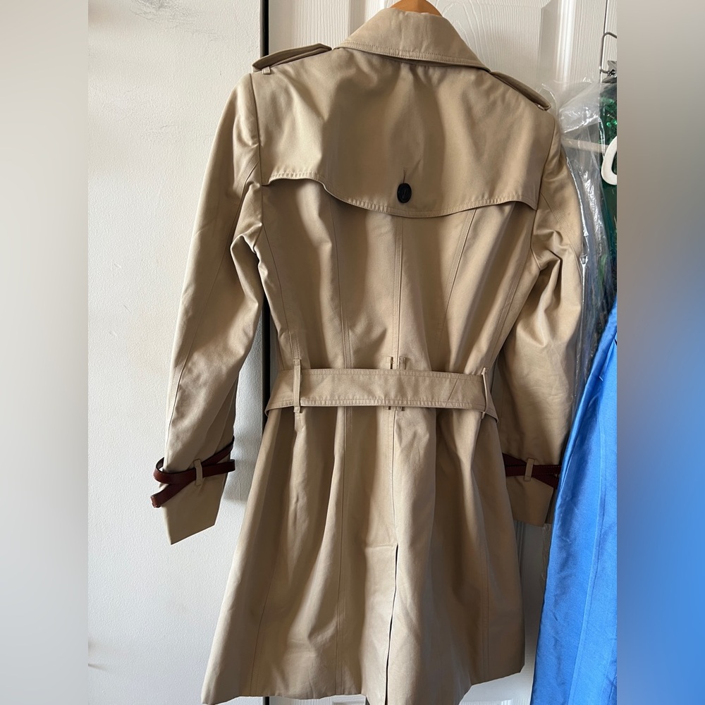 Burberry Prorsum Trench Coat with Leather Strap - Picture 14 of 17